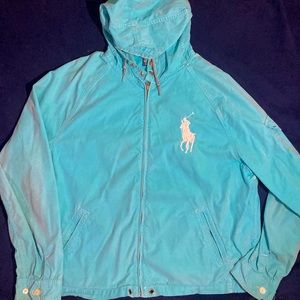 Vintage Rare Ralph Lauren Denim Hooded Jacket